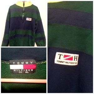 Vintage/ 90s Tommy Hilfigure Quarter Zip